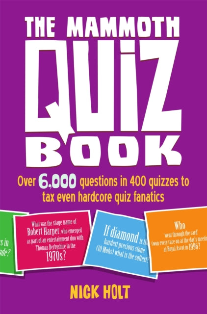 Book cover of: Mammoth Quiz Book