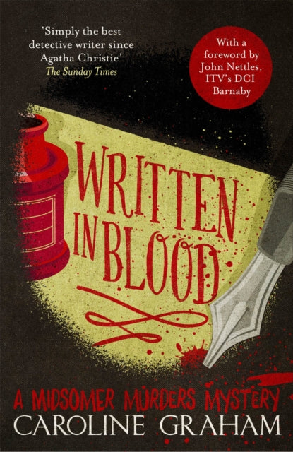 Book cover of: Written in Blood. By: Caroline Graham