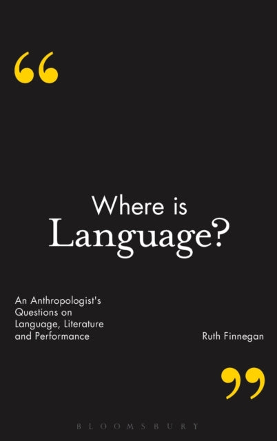Book cover of: Where is Language?. By: Ruth H. Finnegan