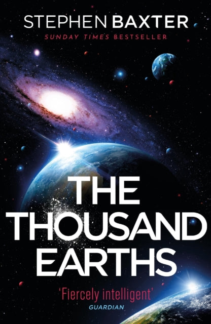 Book cover of: Thousand Earths. By: Stephen Baxter