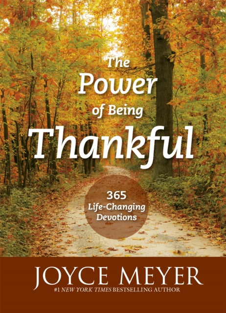 Book cover of: Power of Being Thankful. By: Joyce Meyer