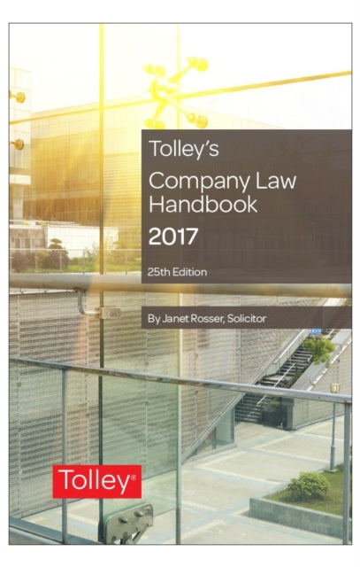 Book cover of: Tolley's Company Law Handbook