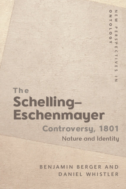 Book cover of: 1801 Schelling-Eschenmayer Controversy. By: Benjamin Berger