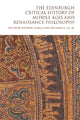 Book cover of: Edinburgh Critical History of Middle Ages and Renaissance Philosophy. By: Andrew LaZella