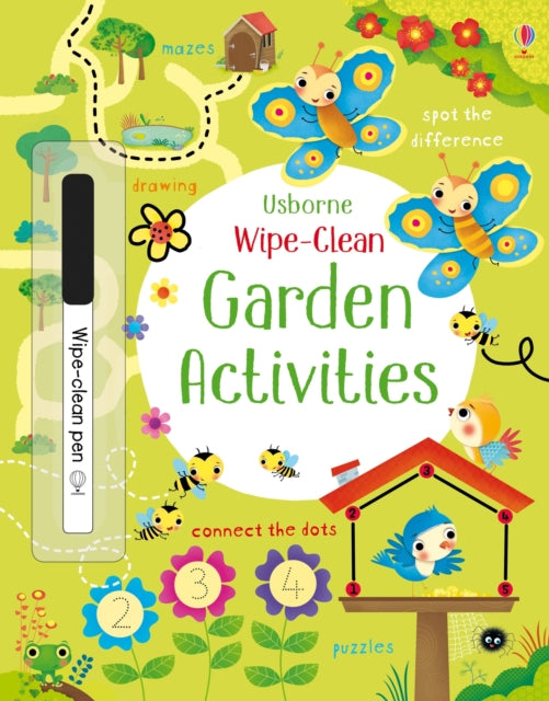 Book cover of: Wipe-Clean Garden Activities. By: Kirsteen Robson