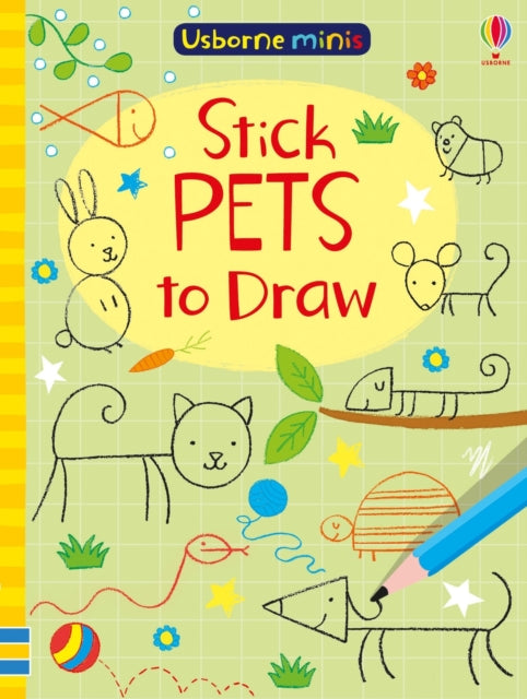 Book cover of: Stick Pets to Draw. By: Sam Smith