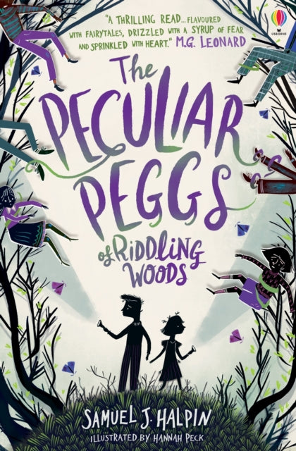 Book cover of: Peculiar Peggs of Riddling Woods. By: Samuel J. Halpin