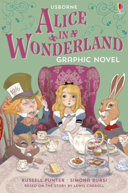 Book cover of: Alice in Wonderland Graphic Novel. By: Russell Punter