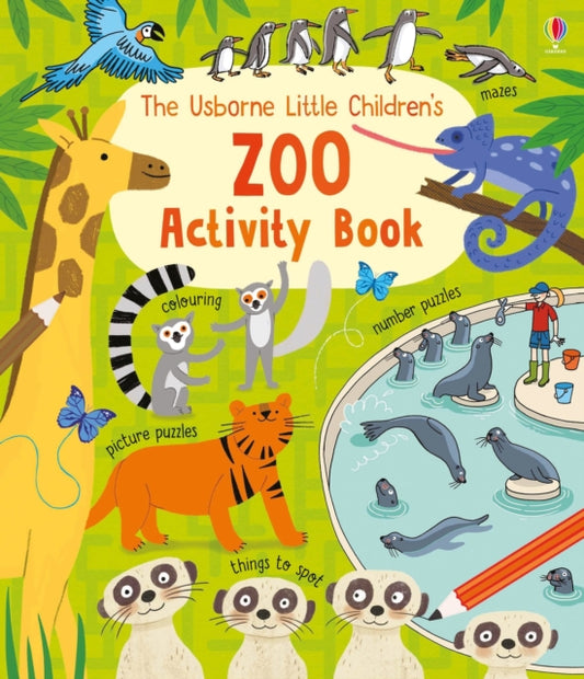 Book cover of: Little Children's Zoo Activity Book. By: Rebecca Gilpin