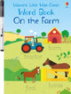 Book cover of: Little Wipe-Clean Word Book On the Farm. By: Felicity Brooks