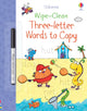 Book cover of: Wipe-Clean Three-Letter Words to Copy. By: Jane Bingham