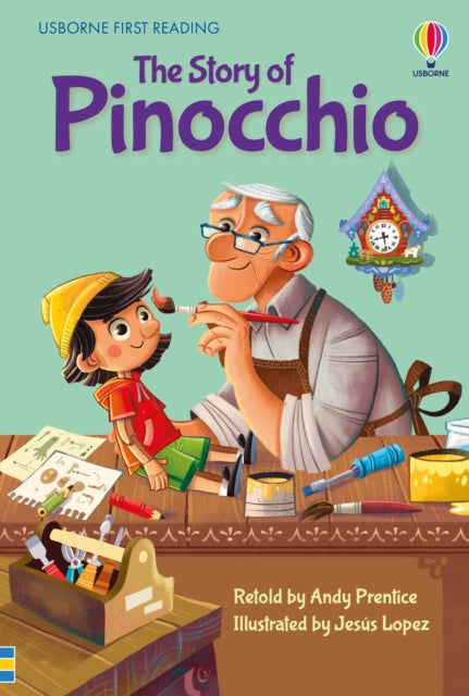 Book cover of: Pinocchio. By: Andy Prentice