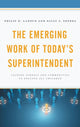 Book cover of: Emerging Work of Today's Superintendent. By: Philip D. Lanoue