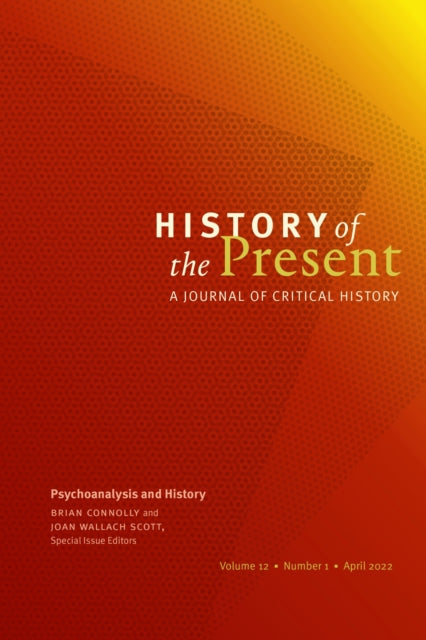 Book cover of: Psychoanalysis and History. By: Brian Connolly