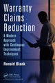 Book cover of: Warranty Claims Reduction. By: Ronald Blank