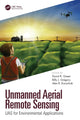 Book cover of: Unmanned Aerial Remote Sensing. By: Green, David R.