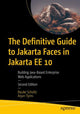 Book cover of: Definitive Guide to Jakarta Faces in Jakarta EE 10. By: Bauke Scholtz