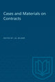 Book cover of: Cases and Materials on Contracts. By: MILNER
