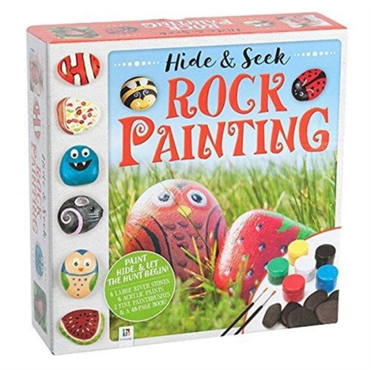 Book cover of: Hide and Seek Rock Painting Kit