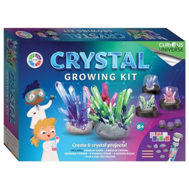 Book cover of: Curious Universe Crystal Growing Kit