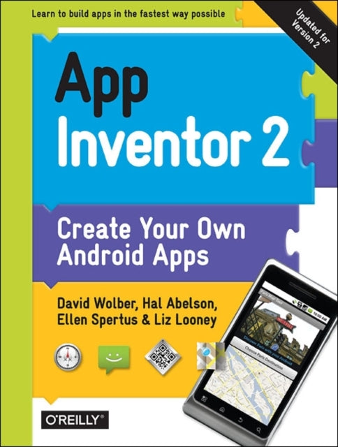 Book cover of: App Inventor 2, 2e. By: David Wolber