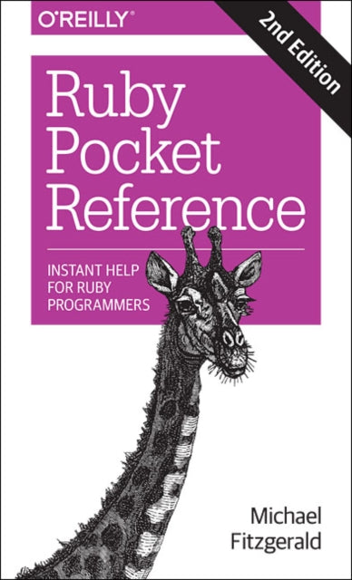 Book cover of: Ruby Pocket Reference 2e. By: Michael Fitzgerald