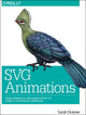 Book cover of: SVG Animations. By: Sarah Drasner