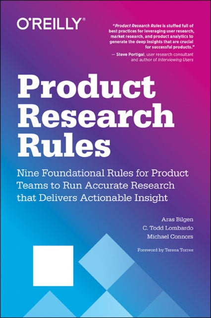 Book cover of: Product Research Rules. By: C. Todd Lombardo