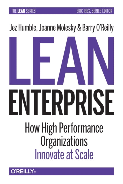 Book cover of: Lean Enterprise. By: Jez Humble