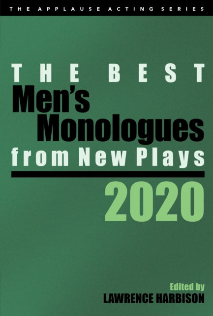 Book cover of: Best Men's Monologues from New Plays, 2020. By: Lawrence Harbison