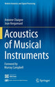 Book cover of: Acoustics of Musical Instruments. By: Antoine Chaigne