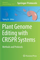 Book cover of: Plant Genome Editing with CRISPR Systems. By: Yiping Qi