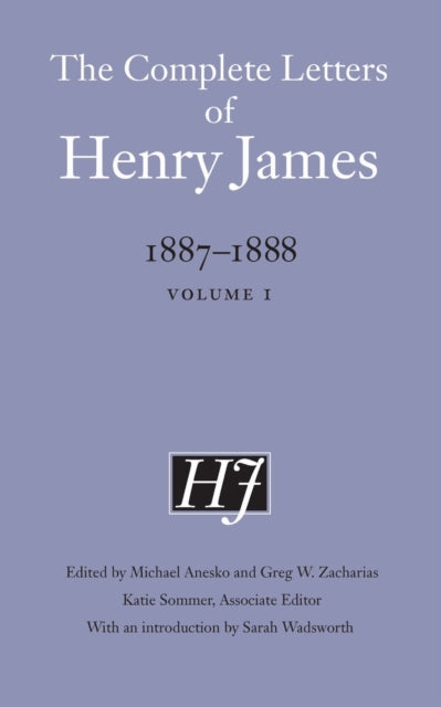 Book cover of: Complete Letters of Henry James, 1887–1888. By: Henry James