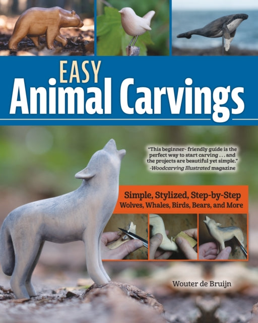 Book cover of: Easy Animal Carvings. By: Wouter de Bruijn
