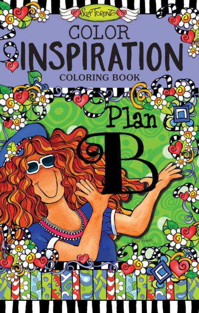 Book cover of: Color Inspiration Coloring Book. By: Suzy Toronto