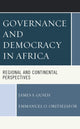 Book cover of: Governance and Democracy in Africa. By: James S. Guseh