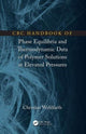 Book cover of: CRC Handbook of Phase Equilibria and Thermodynamic Data of Polymer Solutions at Elevated Pressures. By: Christian Wohlfarth