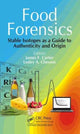 Book cover of: Food Forensics. By: James F. Carter