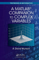 Book cover of: MatLab® Companion to Complex Variables. By: A. David Wunsch