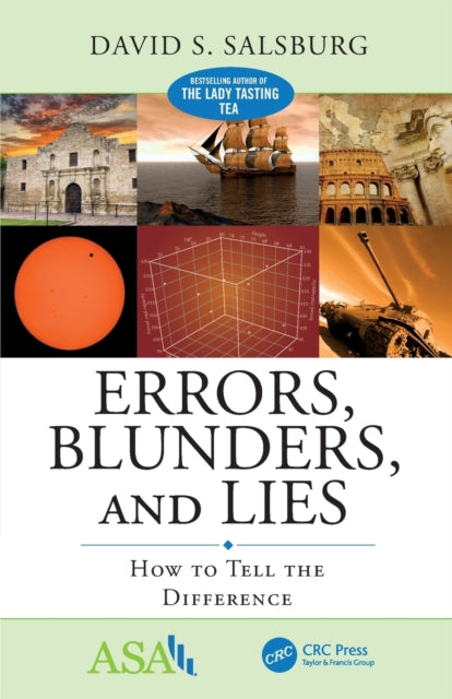 Book cover of: Errors, Blunders, and Lies. By: David Salsburg