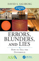 Book cover of: Errors, Blunders, and Lies. By: David Salsburg