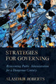 Book cover of: Strategies for Governing. By: Alasdair Roberts