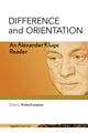 Book cover of: Difference and Orientation. By: Alexander Kluge