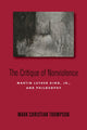 Book cover of: Critique of Nonviolence. By: Mark Christian Thompson