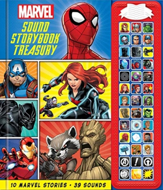 Book cover of: Marvel: Sound Storybook Treasury. By: PI Kids