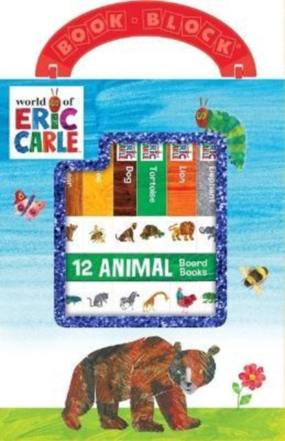 Book cover of: World Of Eric carle Animals My First Library. By: PI Kids