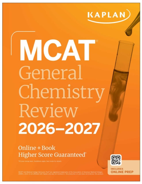 Book cover of: MCAT General Chemistry Review 2026-2027. By: Kaplan Test Prep