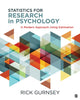 Book cover of: Statistics for Research in Psychology. By: Rick Gurnsey