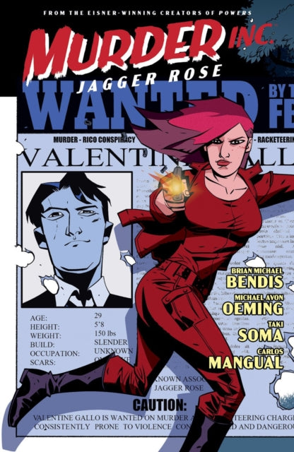 Book cover of: Murder Inc. Volume 3: Jagger Rose. By: Brian Michael Bendis