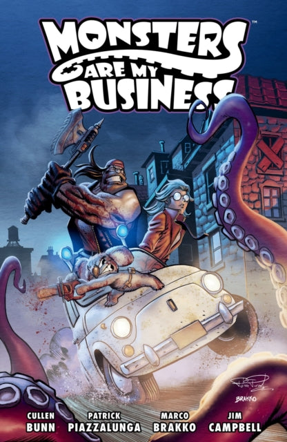 Book cover of: Monsters Are My Business. By: Cullen Bunn